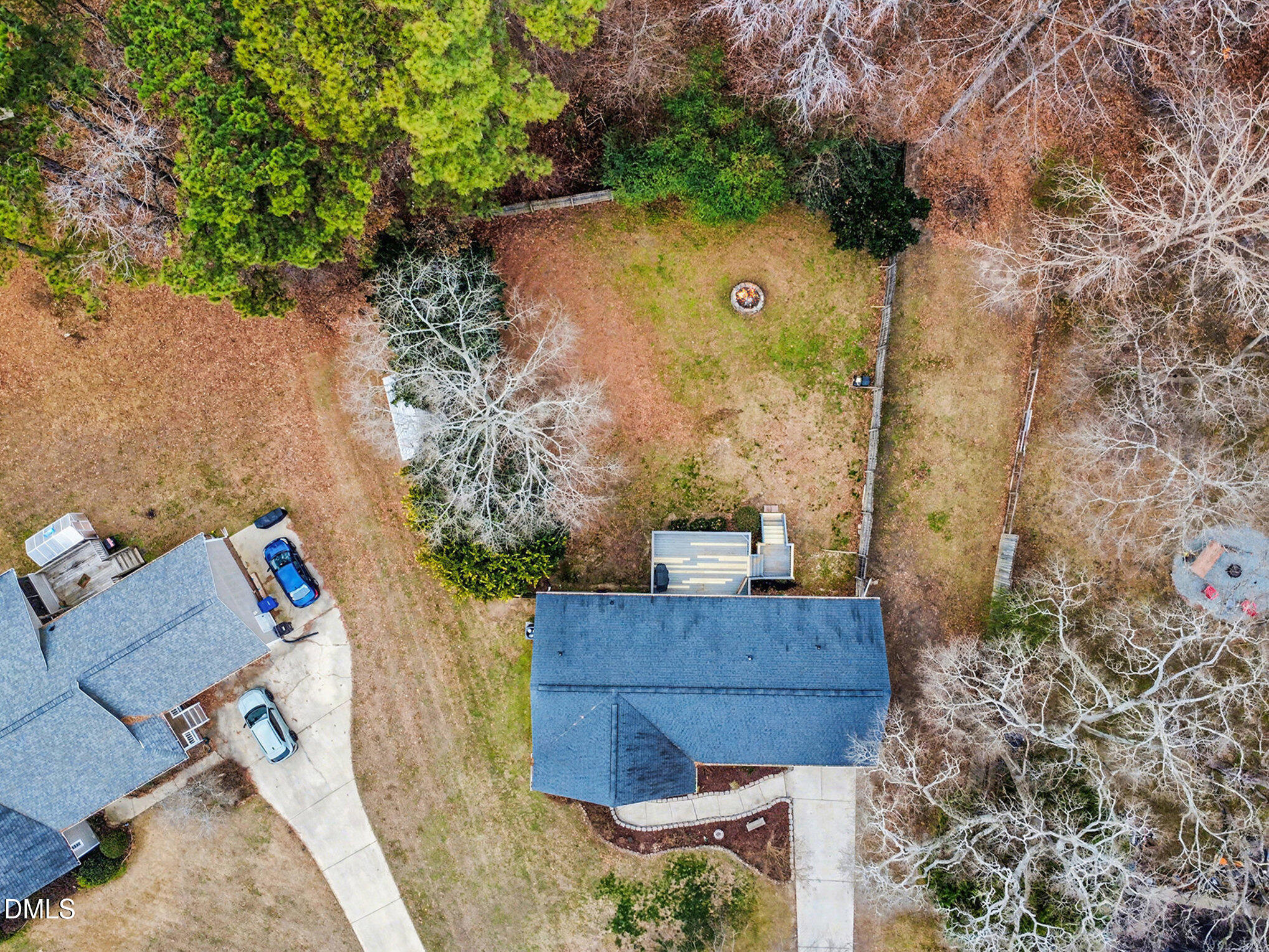 186 Turtle Point Drive Fuquay-Varina, NC 27526 - Photo 31 of 33 an aerial view of a house with a yard