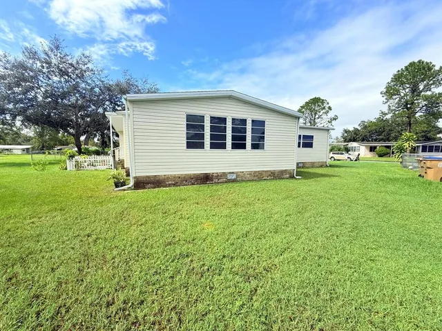 a house view with a garden space