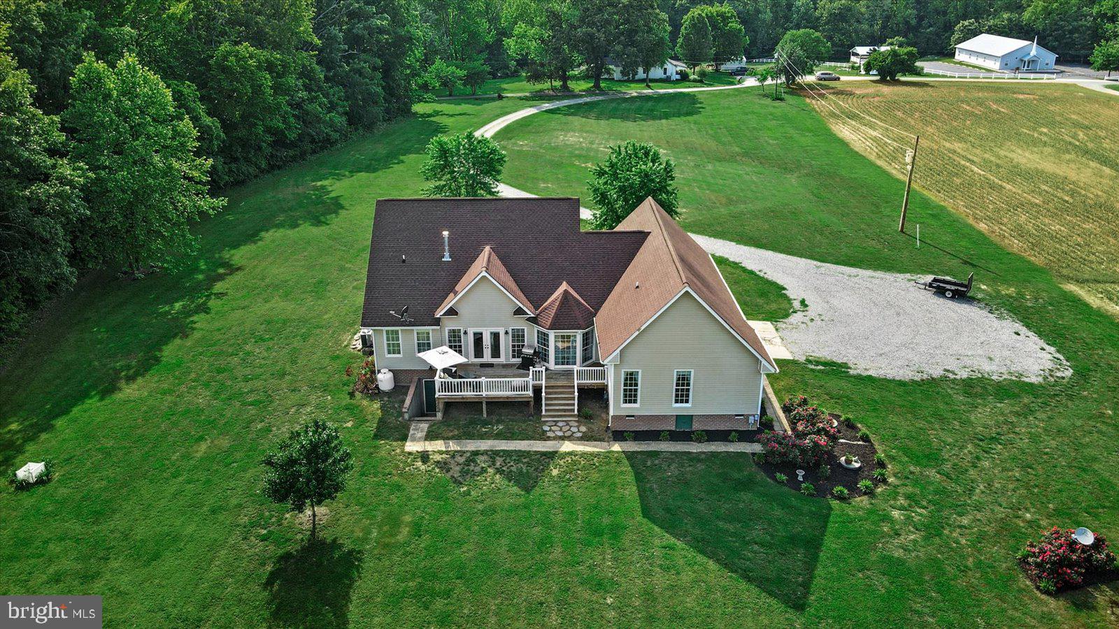22149 Carters Gate Road Ruther Glen, VA 22546 - Photo 28 of 35 ariel back