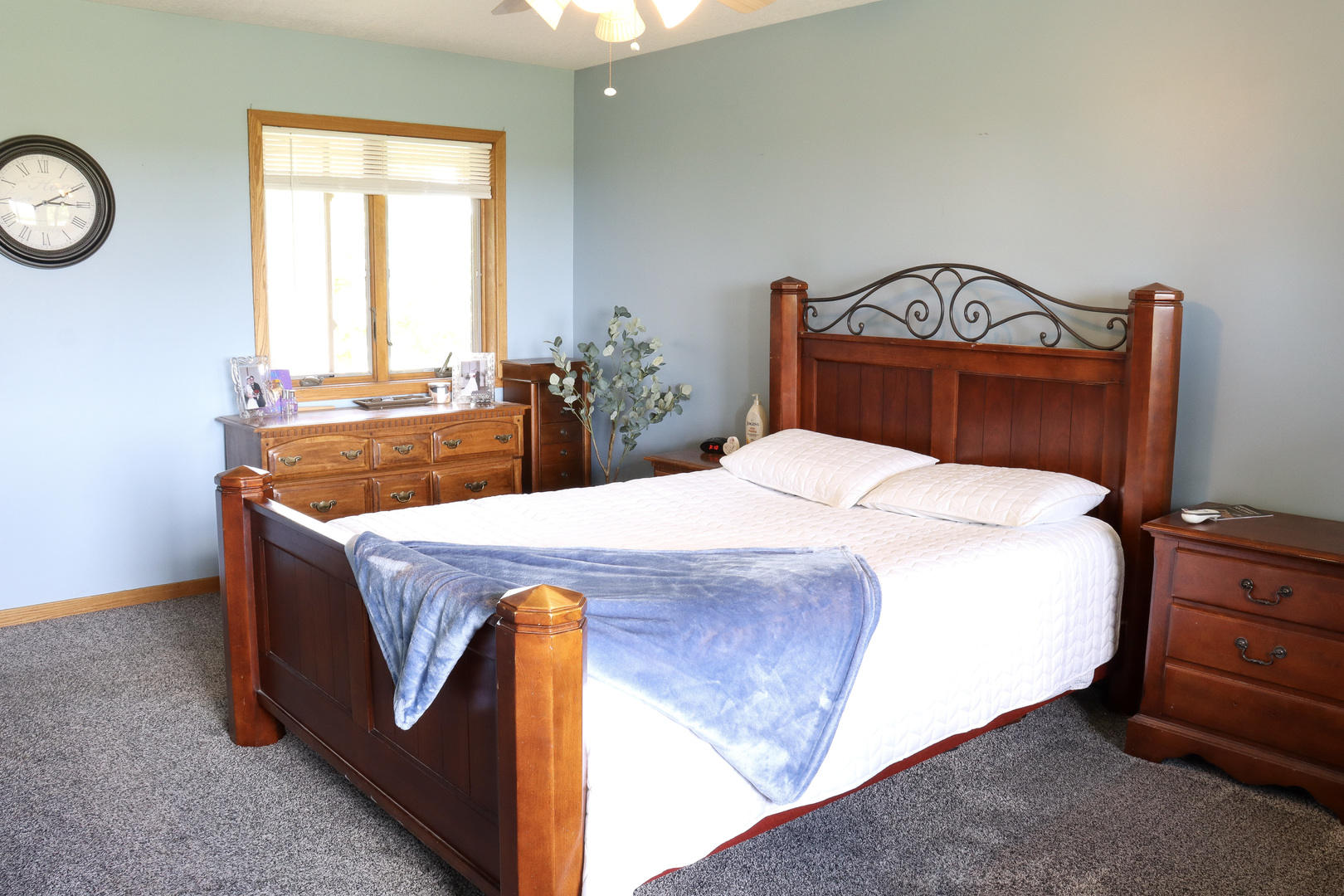 16181 Sand Road Fulton, IL 61252 - Photo 24 of 57 a bed sitting in a bedroom next to a window