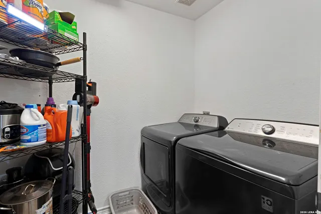 a view of storage and utility room