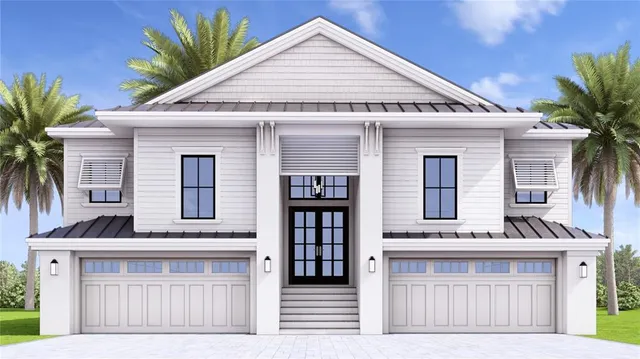 a front view of a house with balcony