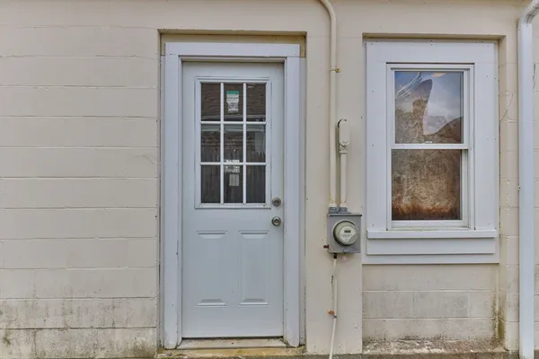 a view of front door of a house