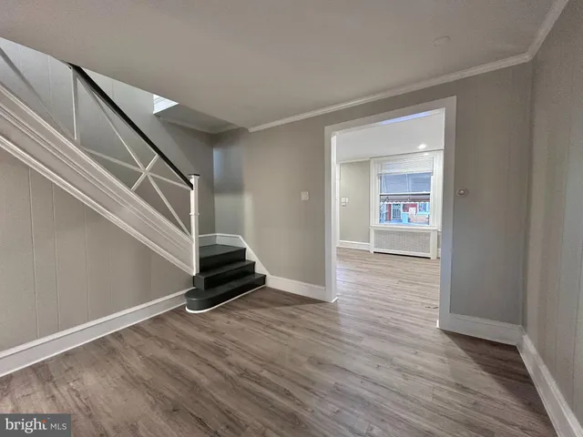 wooden floor in an empty room