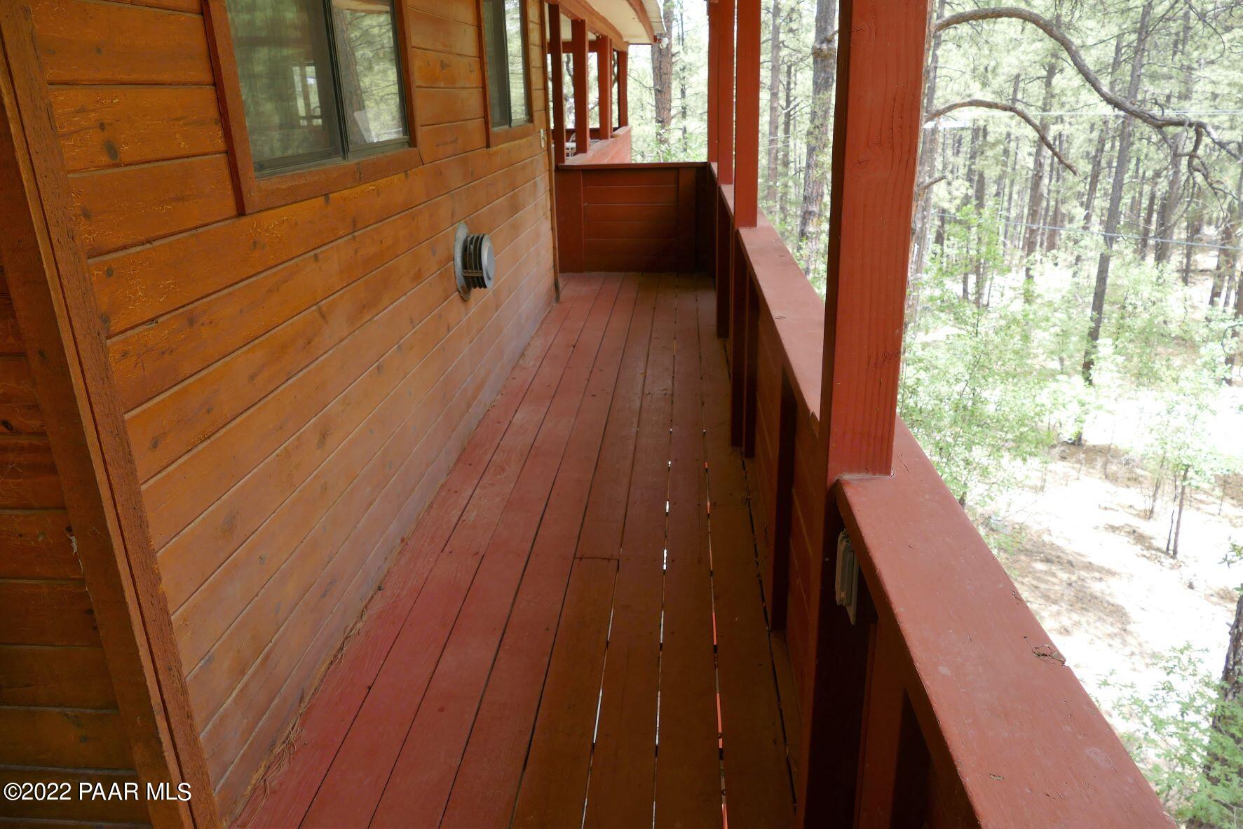 5970 Old Walker Road Prescott, AZ 86303 - Photo 34 of 46 Walking Deck From Front to Back