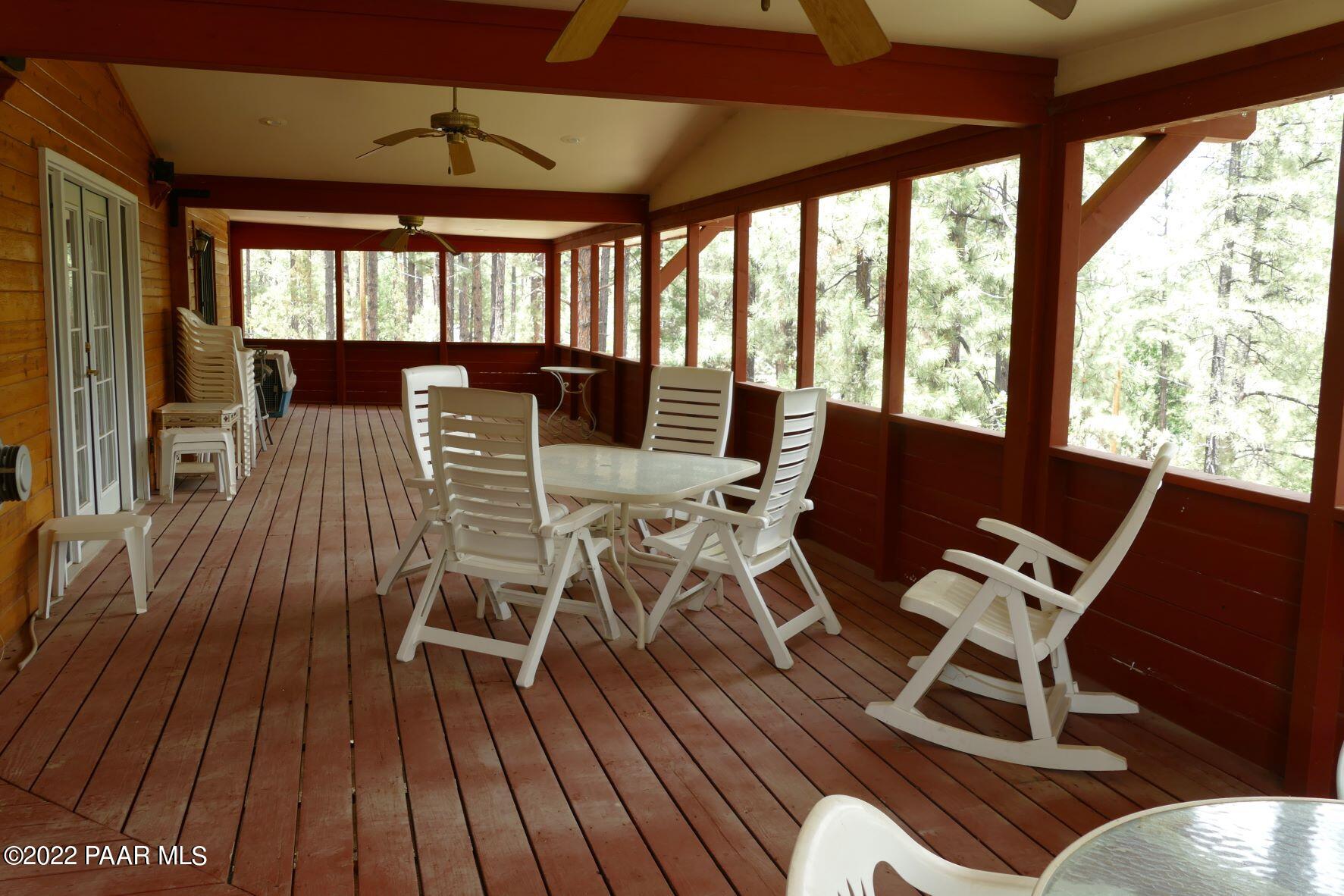 5970 Old Walker Road Prescott, AZ 86303 - Photo 35 of 46 Huge Covered Back Deck