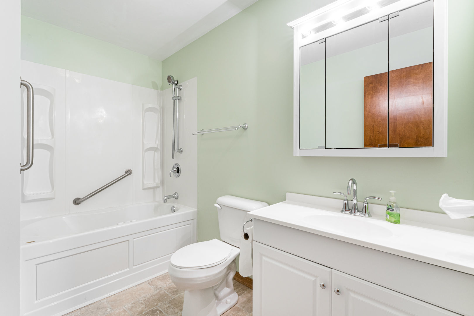 519 Normal Road DeKalb, IL 60115 - Photo 30 of 43 a bathroom with a sink a toilet and shower