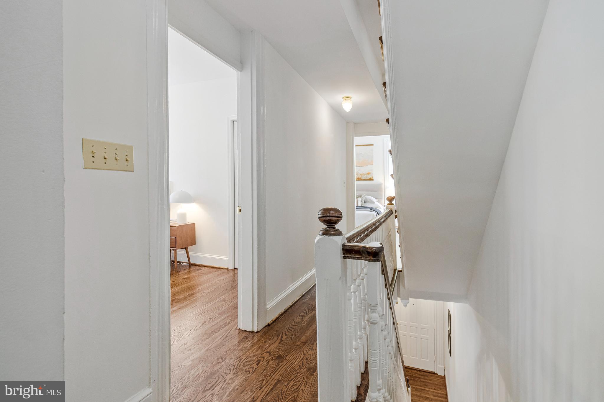 334 E Street Northeast Washington, DC 20002 - Photo 15 of 32 a view of hallway with wooden floor