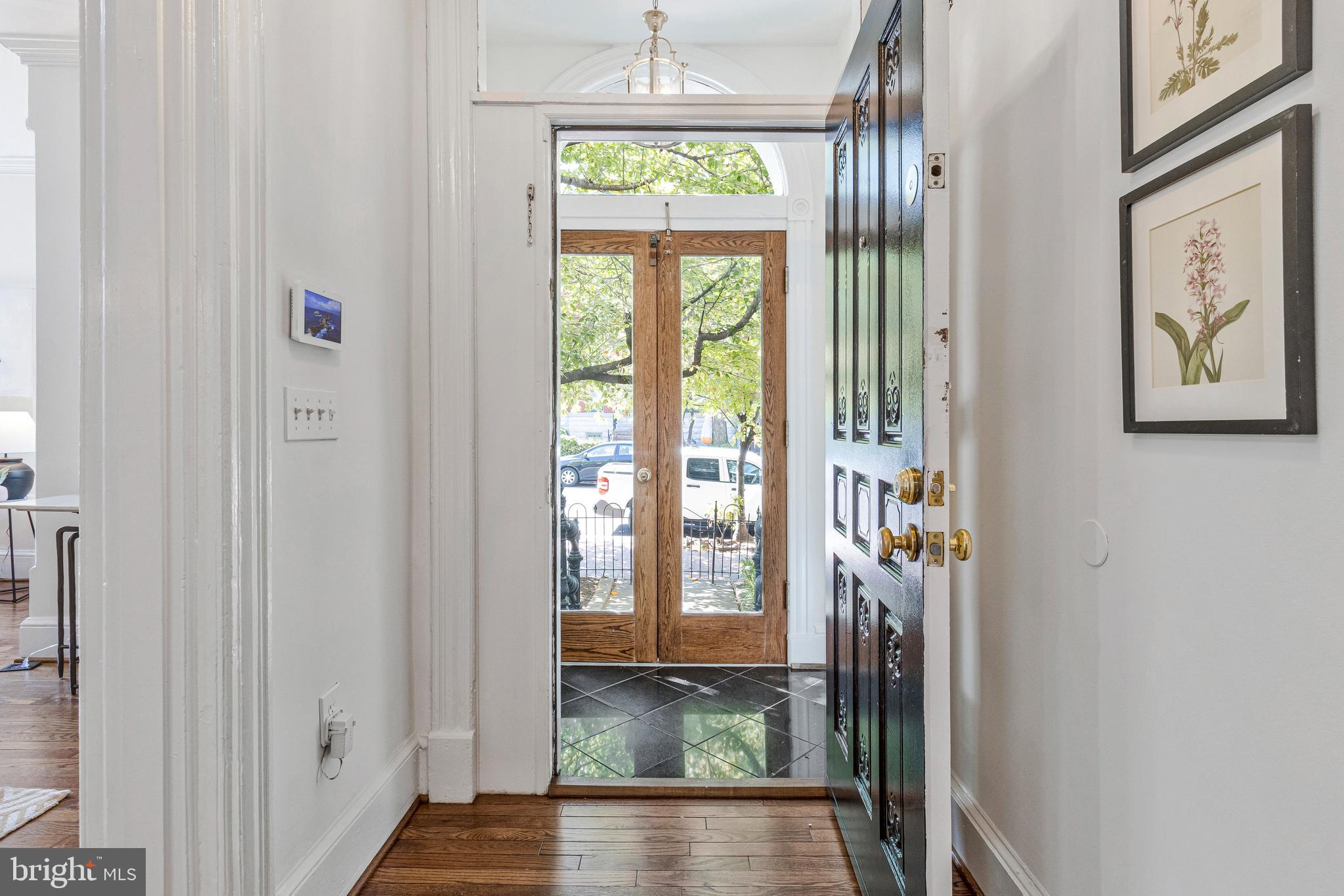 334 E Street Northeast Washington, DC 20002 - Photo 3 of 32 a view of entryway with wooden floor
