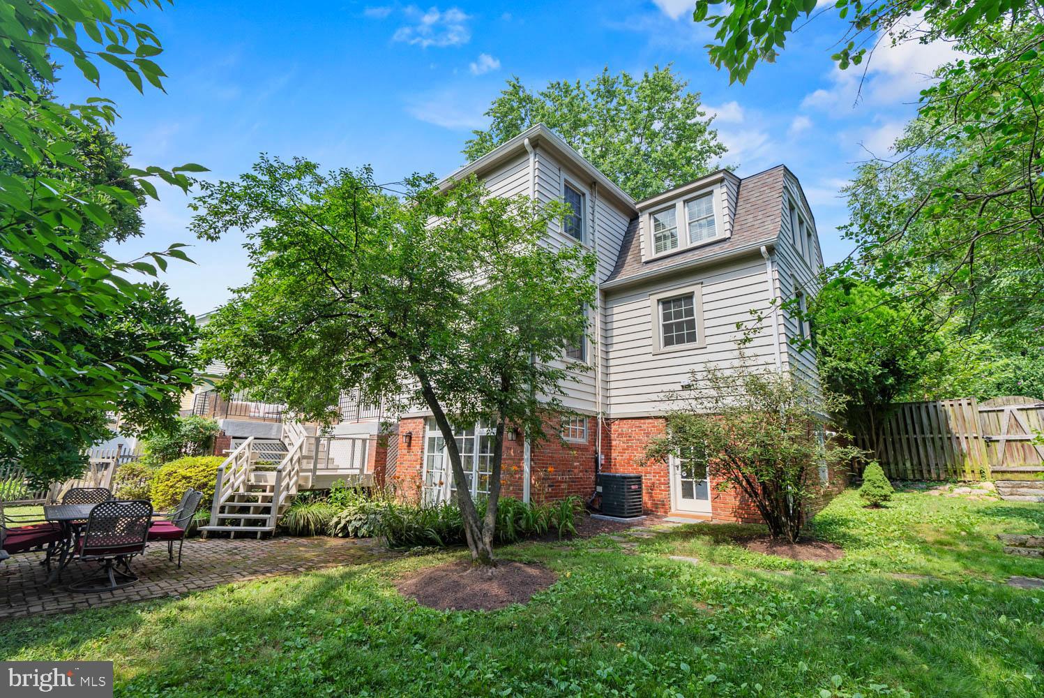 7406 Brookville Road Chevy Chase, MD 20815 - Photo 59 of 72 Rear of House