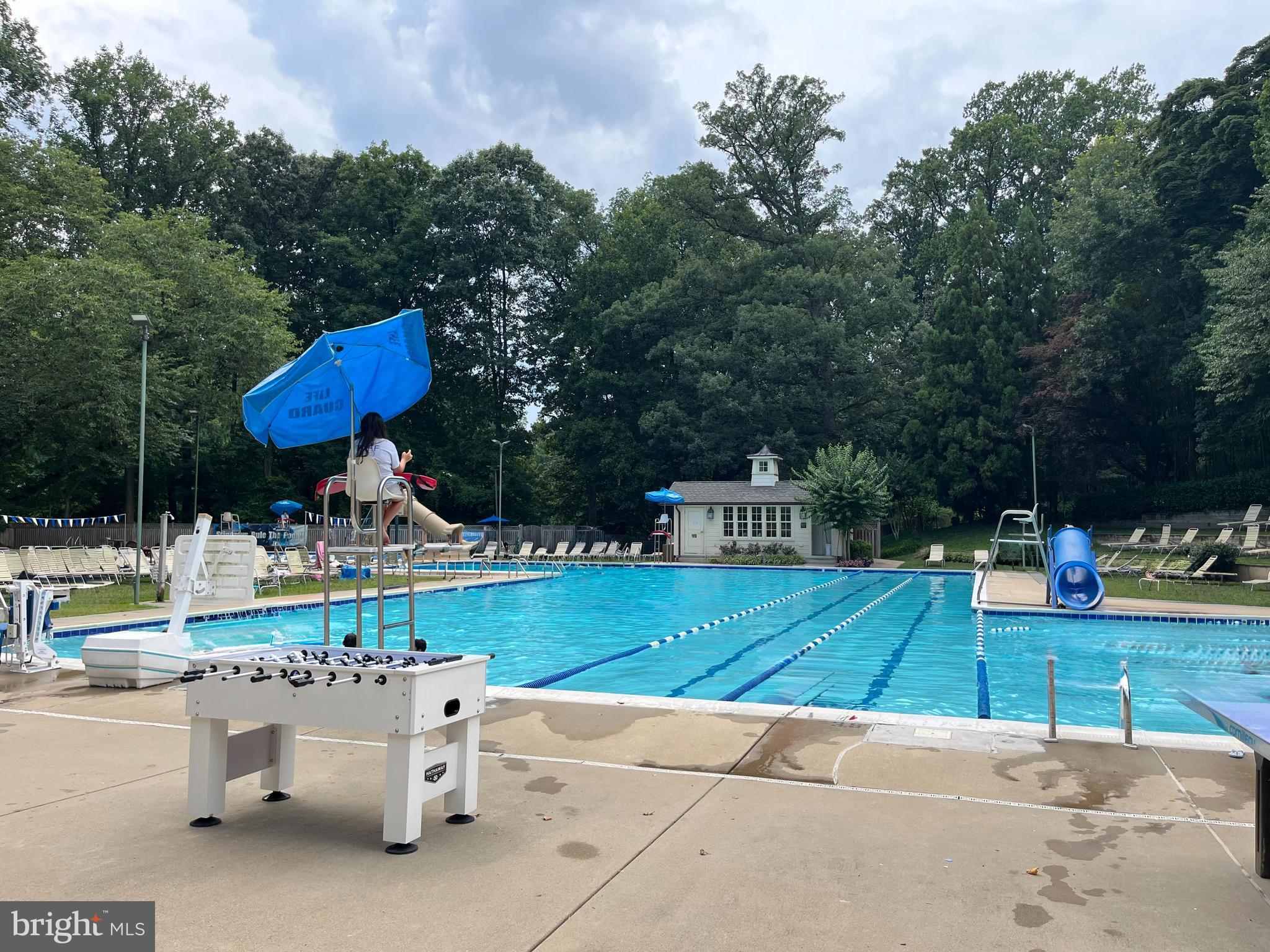 7406 Brookville Road Chevy Chase, MD 20815 - Photo 70 of 72 a view of a backyard with sitting area