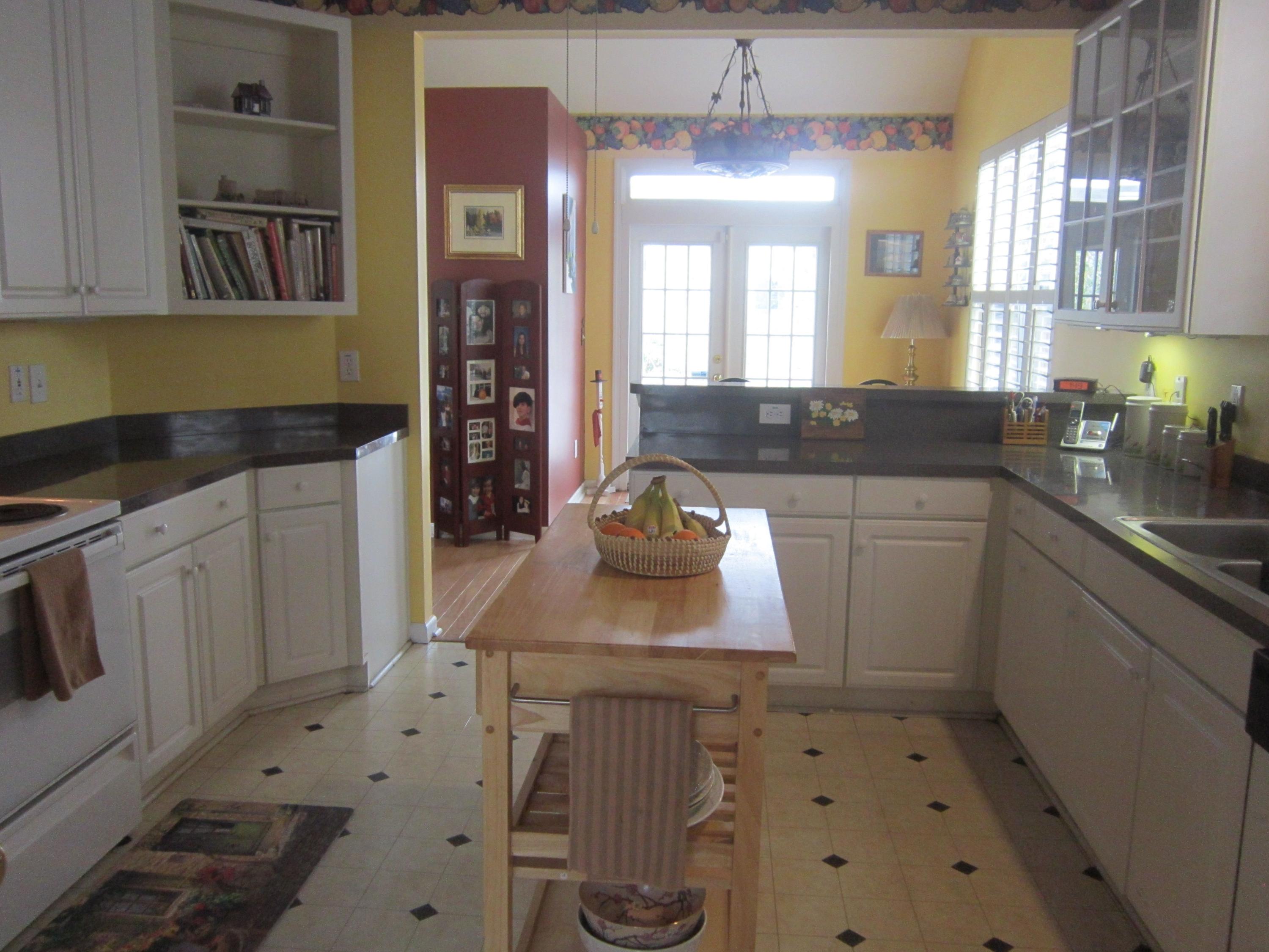 Kitchen from Dining Rm