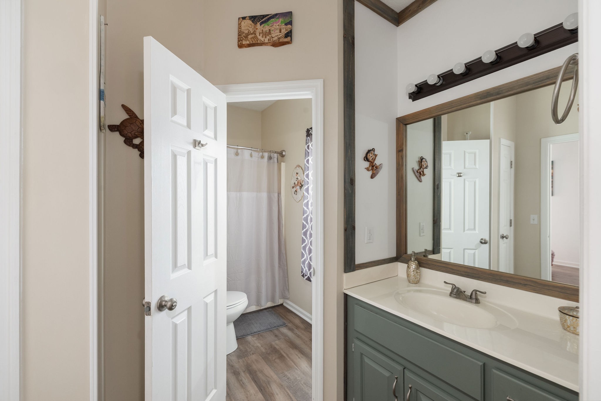 95 Old 25 Loop Castalian Springs, TN 37031 - Photo 35 of 93 a bathroom with a double vanity sink mirror and double