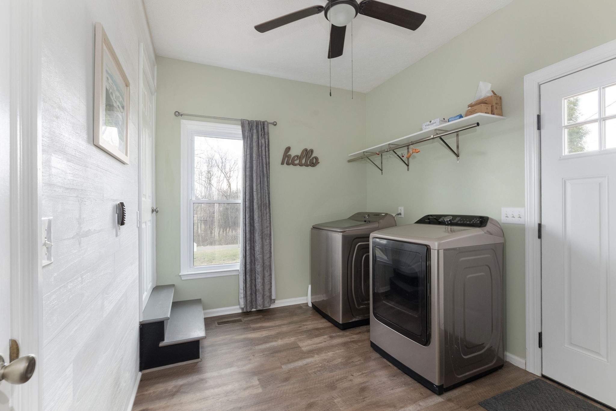 95 Old 25 Loop Castalian Springs, TN 37031 - Photo 40 of 93 a utility room with closet dryer and washer