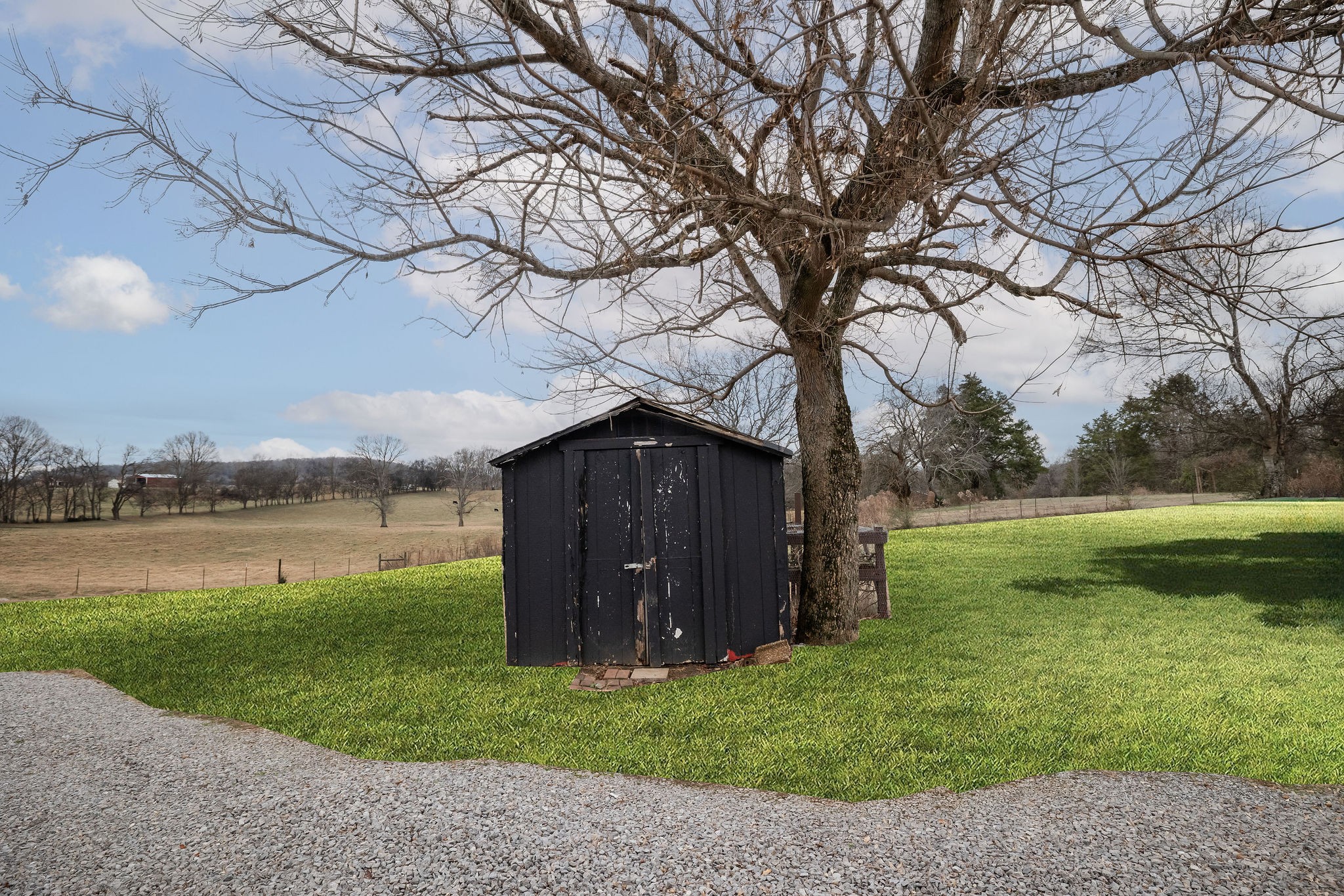 95 Old 25 Loop Castalian Springs, TN 37031 - Photo 82 of 93 a view of a garden with a bench