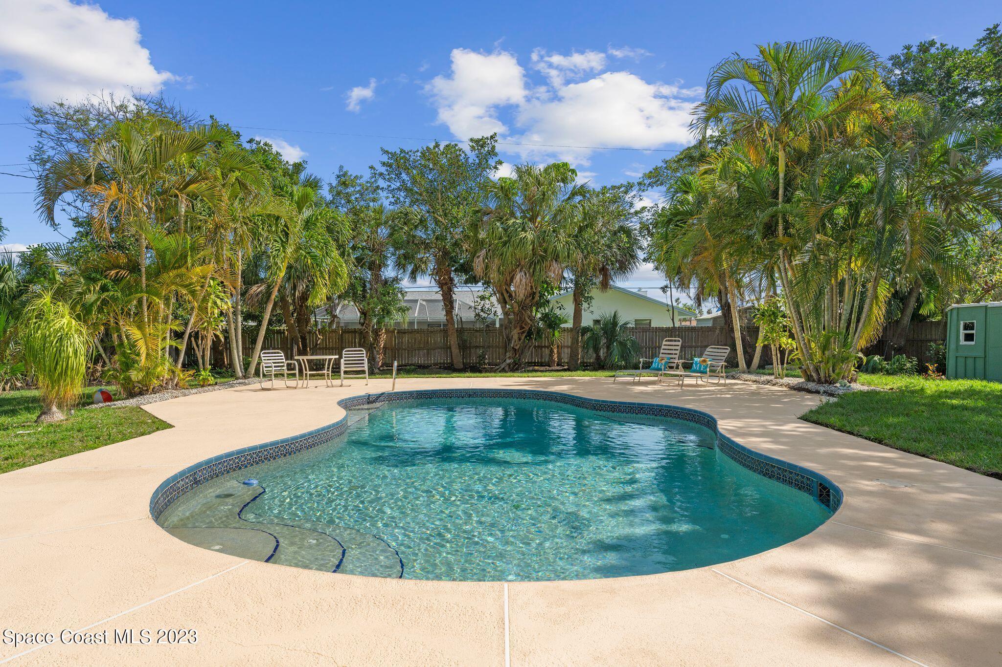 2007 Oak Street Melbourne Beach, FL 32951 - Photo 17 of 26 a view of outdoor space yard and lake