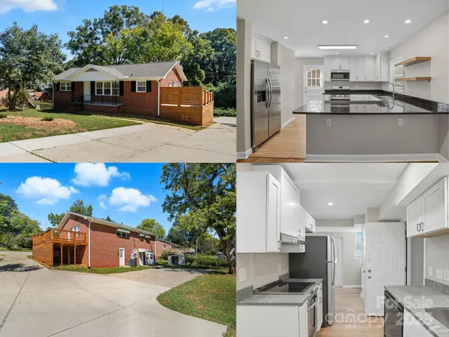 a view of a house with a swimming pool