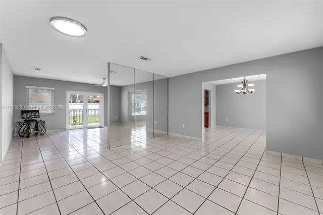 a view of empty room