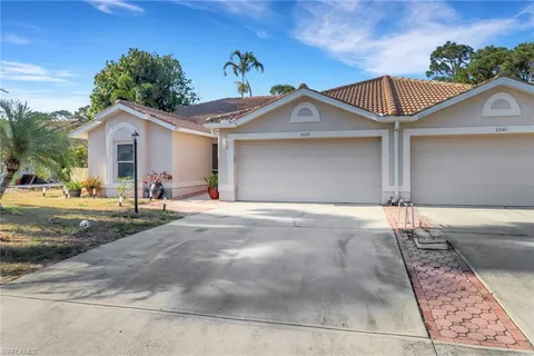 a view of a house with a outdoor space