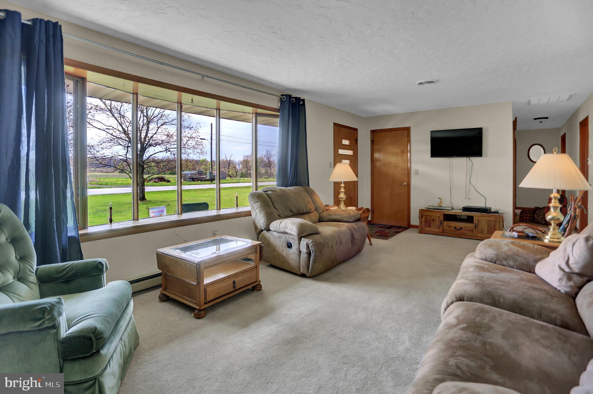 Living room bay window