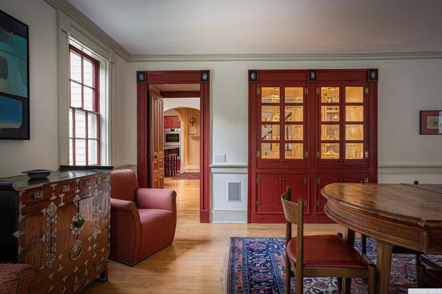 618 A Stonewall Road Austerlitz, NY 12060 - Photo 9 of 37 a living room with furniture a table and large windows