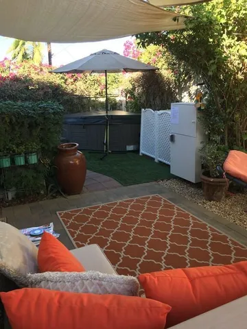 a view of outdoor space and patio