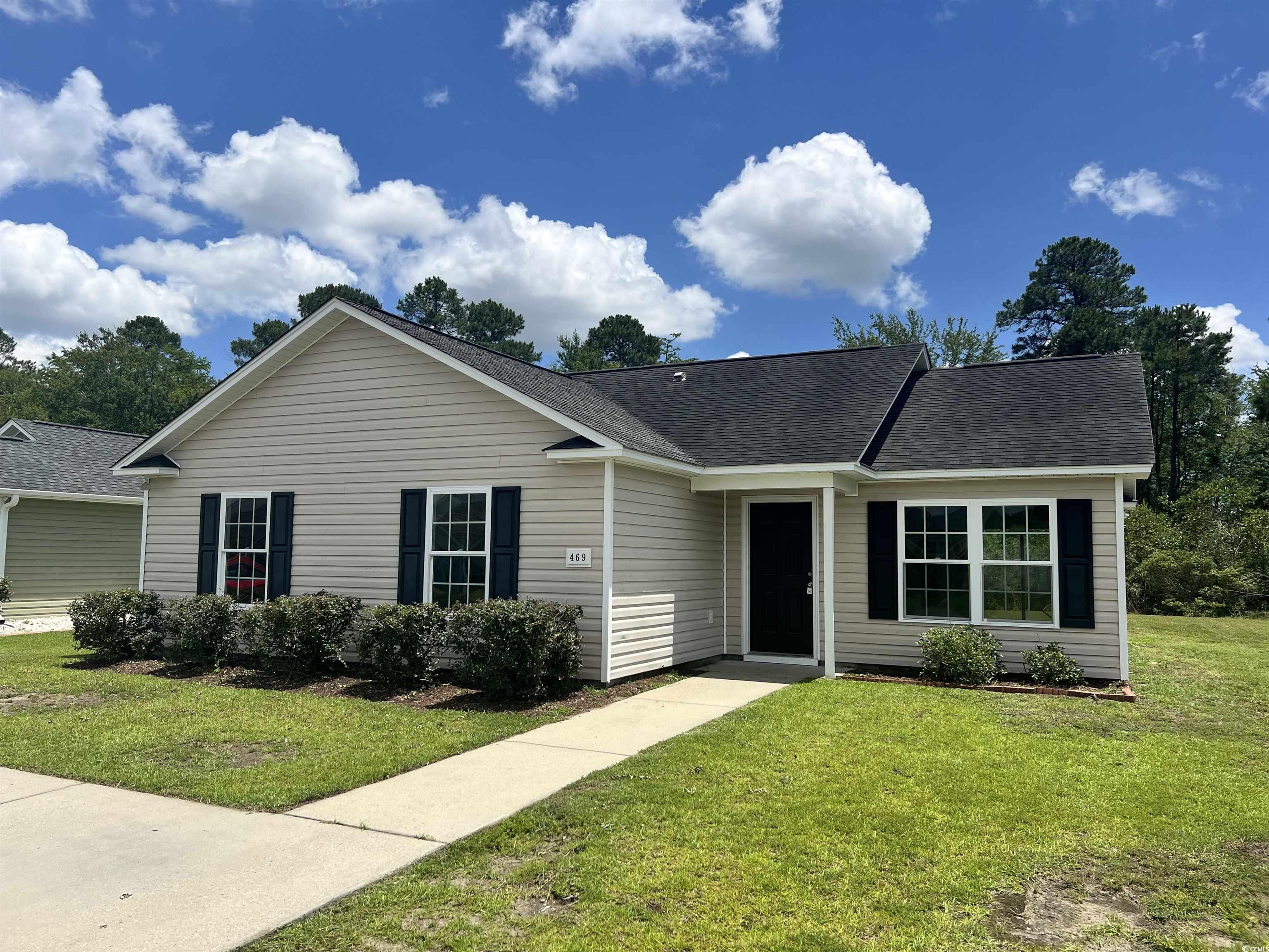 469 Overcrest Street Myrtle Beach, SC 29579 - Photo 1 of 18 Ranch-style house with a front lawn and roof with