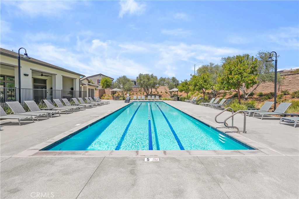 32522 Brunello Way Temecula, CA 92591 - Photo 68 of 75 a view of swimming pool with outdoor seating and city view