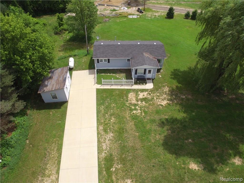 4449 South Lake George Road Dryden, MI 48428 - Photo 2 of 14 Front Aerial View