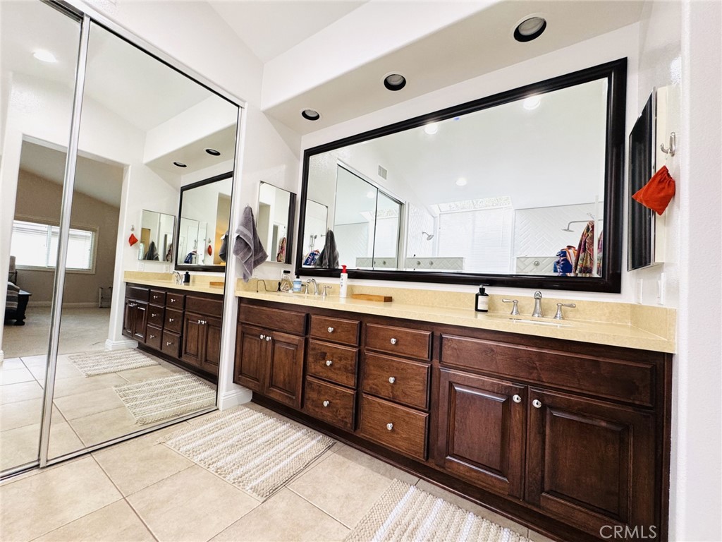 8115 East Star Pine Road Orange, CA 92869 - Photo 7 of 22 Master bathroom with dual sinks.