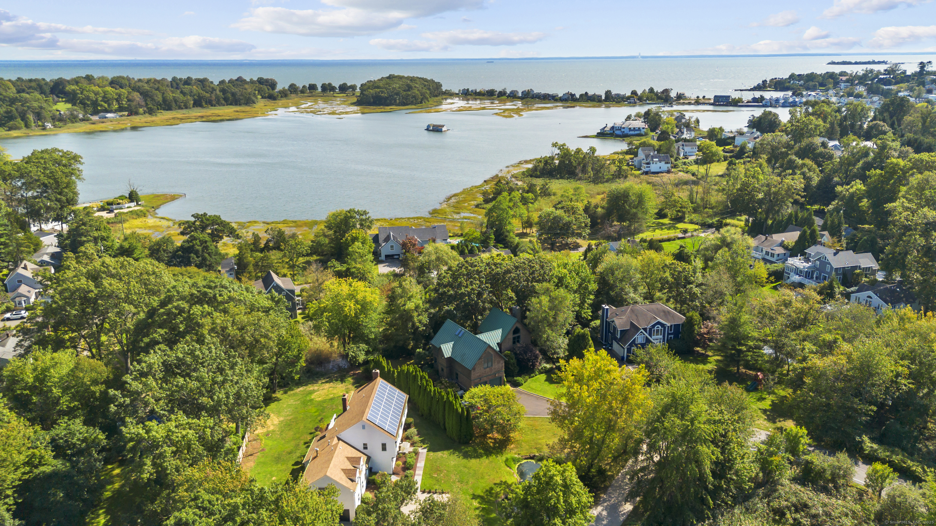 61 Edgewater Commons Lane Westport, CT 06880 - Photo 2 of 37 a view of a city and lake view