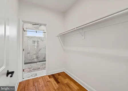 a view of bathroom with shower