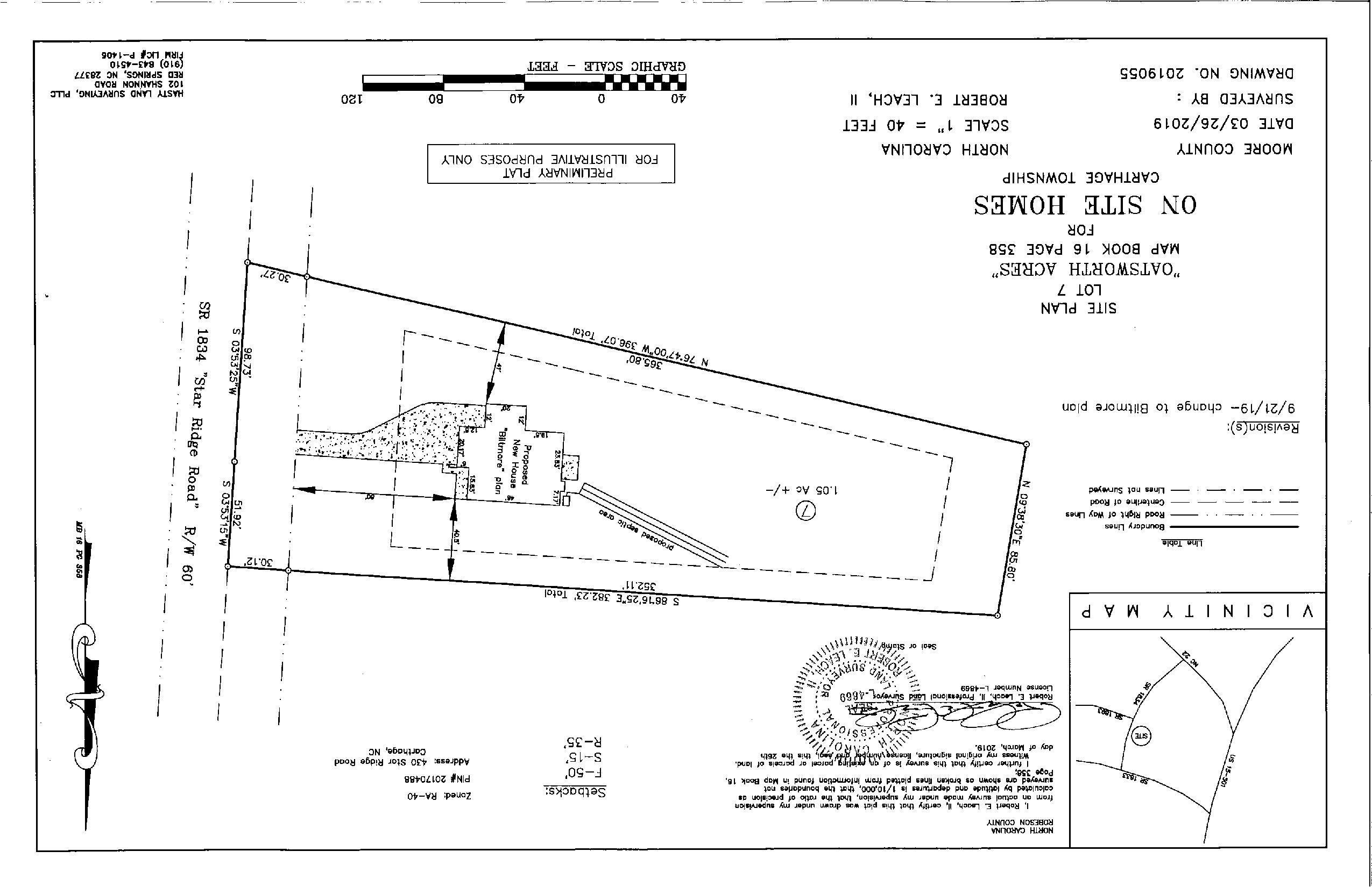 430 Star Ridge Road Carthage, NC 28327 - Photo 26 of 27 JPG Plot Plan