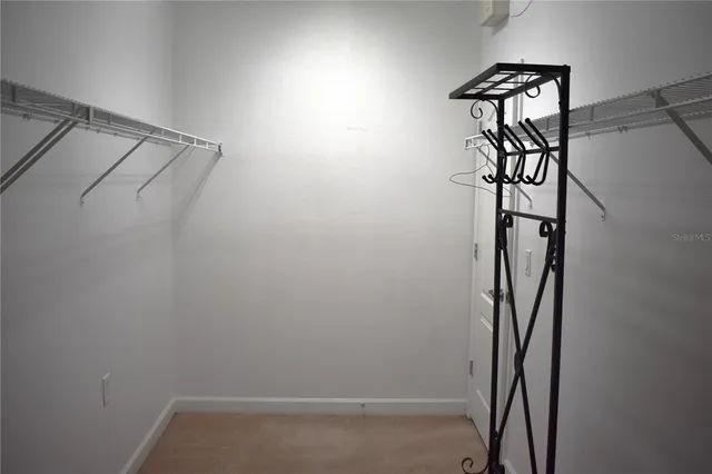 a view of walk in closet