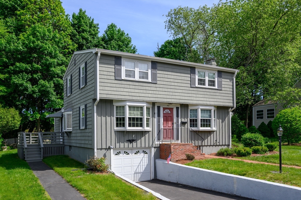 40 Bell Road Weymouth, MA 02188 - Photo 1 of 41 a front view of a house with garden