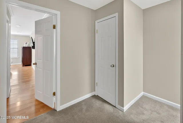 a view of a hallway with a hallway