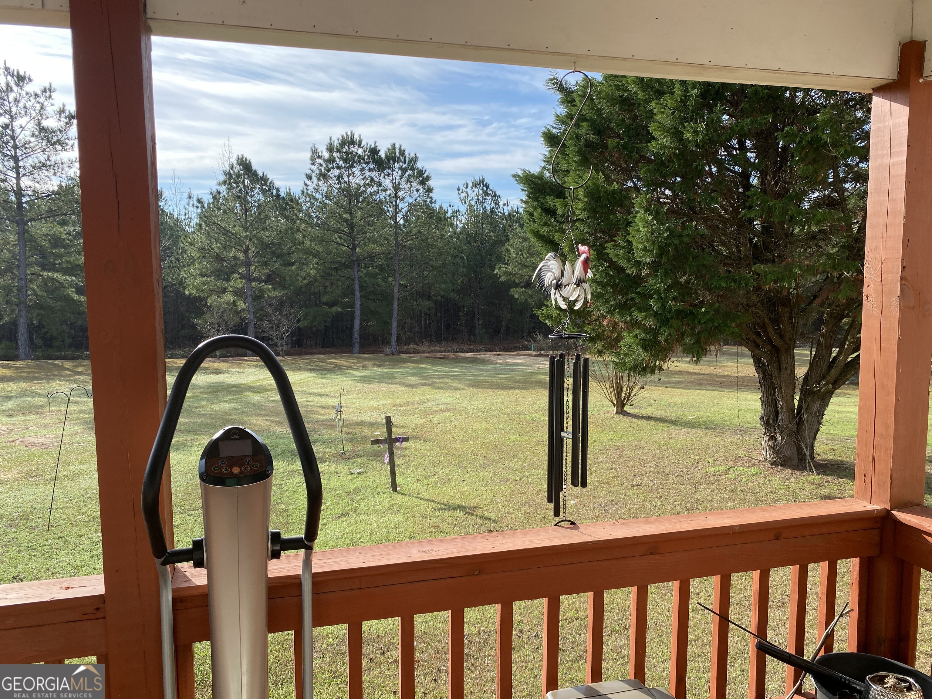 580 Centralia Rachels Road Warthen, GA 31094 - Photo 37 of 40 a view of a yard with potted plants