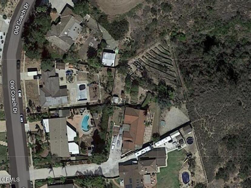 3166 Old Coach Drive Camarillo, CA 93010 - Photo 52 of 55 an aerial view of a house with a yard