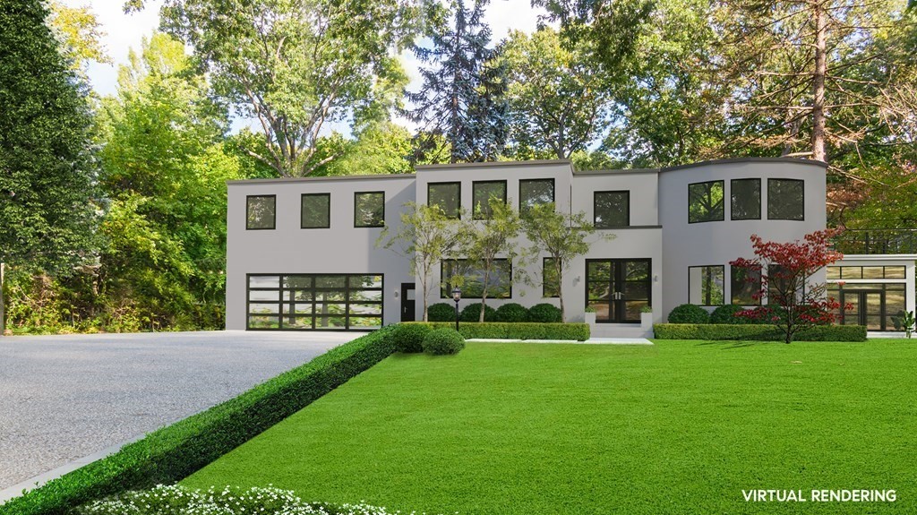 260 Lee Street Brookline, MA 02445 - Photo 2 of 22 a front view of house with yard and green space