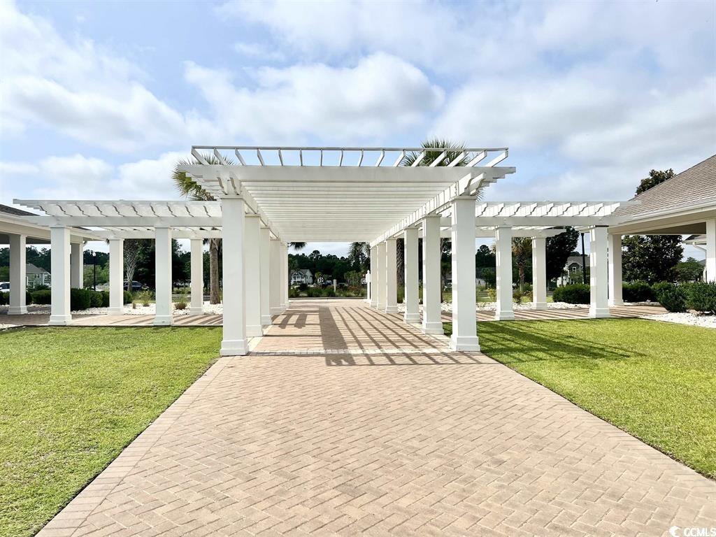 7064 Watercress Street Myrtle Beach, SC 29579 - Photo 13 of 39 View of patio featuring a pergola