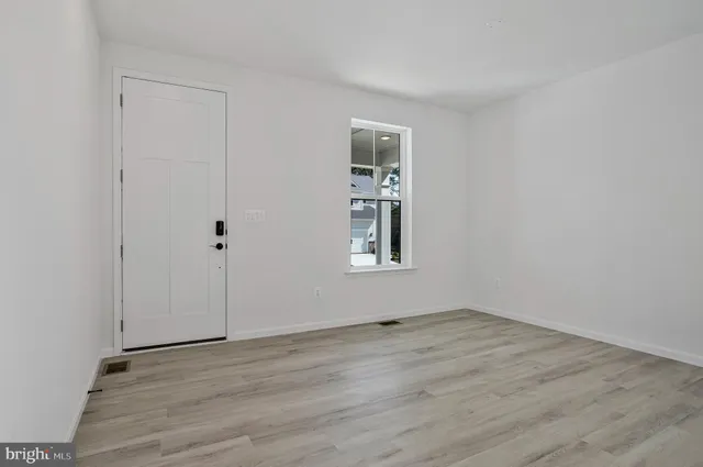 wooden floor in an empty room