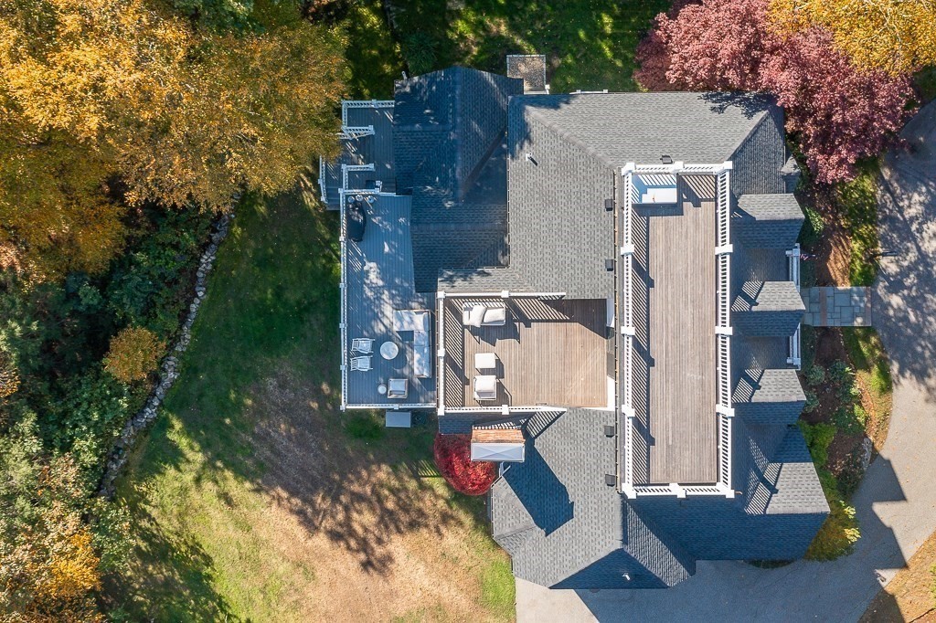 4 Bridle Path Lane Beverly, MA 01915 - Photo 30 of 42 an aerial view of residential houses with outdoor space and trees