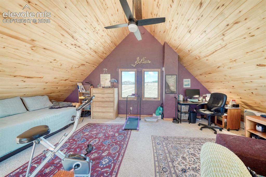 489 Excelsior Road Westcliffe, CO 81252 - Photo 13 of 34 a living room with furniture and a rug