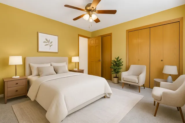 a picture of a book and a bed