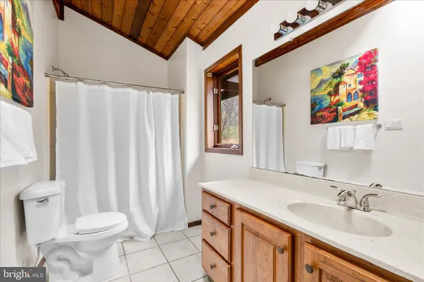 a bathroom with a sink a vanity and a toilet