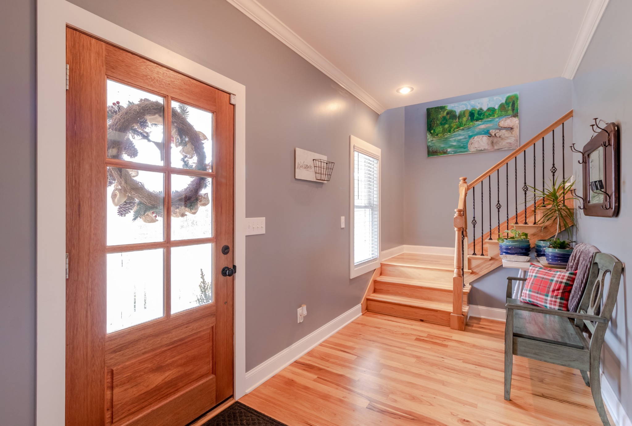 170 Red Hill Road Taft, TN 38488 - Photo 3 of 36 a view of entryway and hall with wooden floor