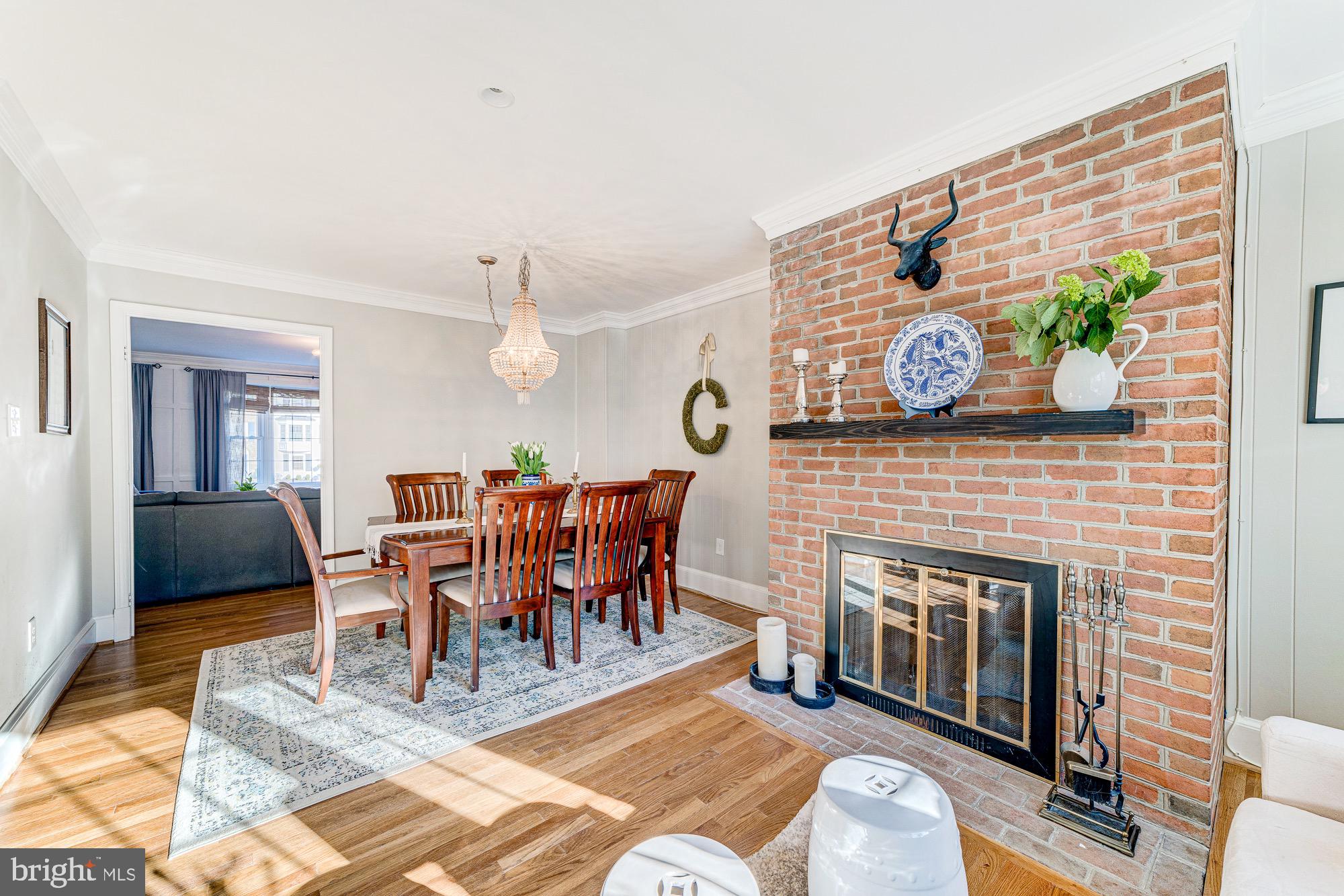 6426 Wainfleet Court Springfield, VA 22152 - Photo 24 of 37 Cozy up with a fire during dinner
