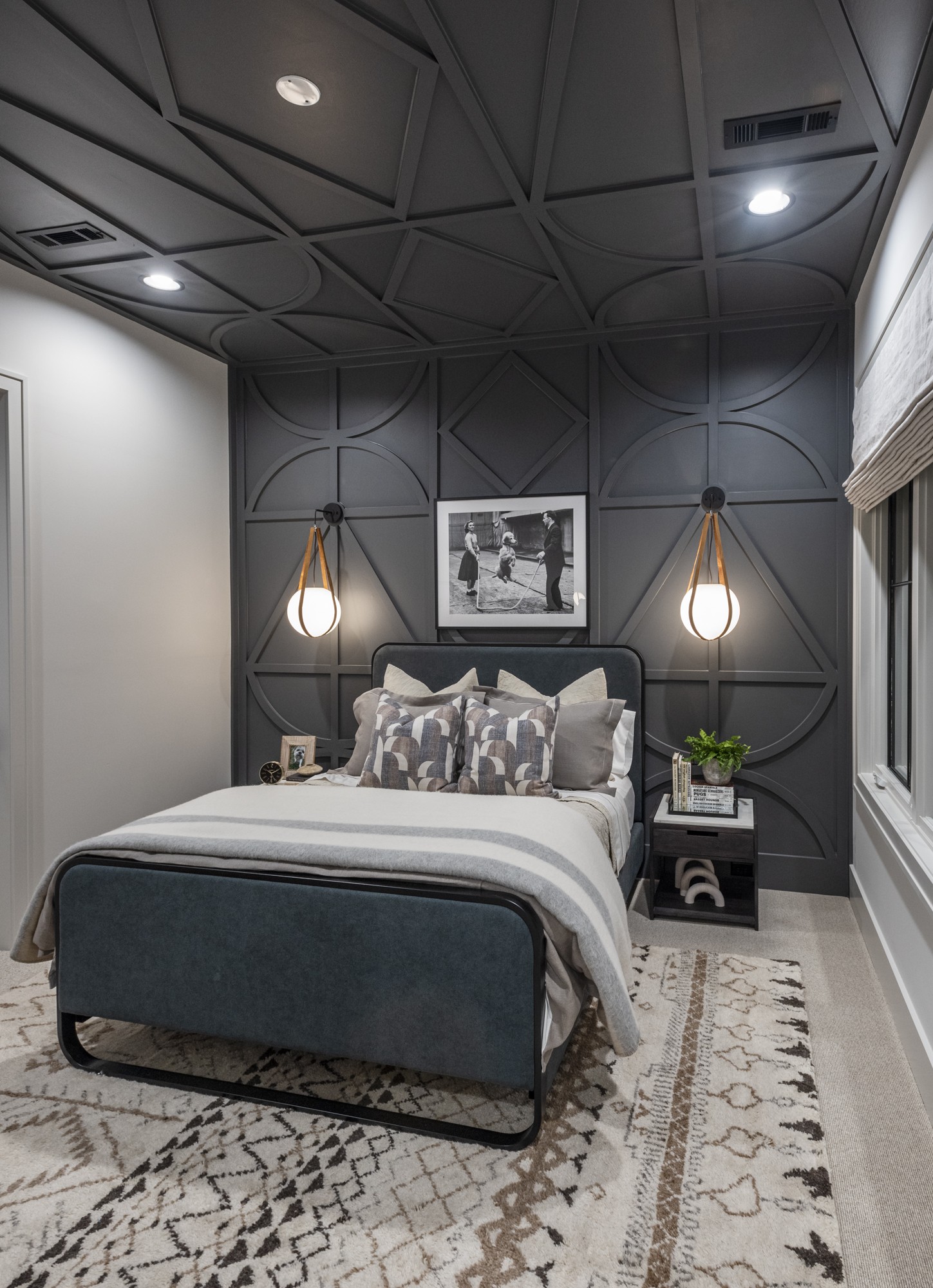 1549 Sunset Road Brentwood, TN 37027 - Photo 27 of 43 a bedroom with a bed and a lamp