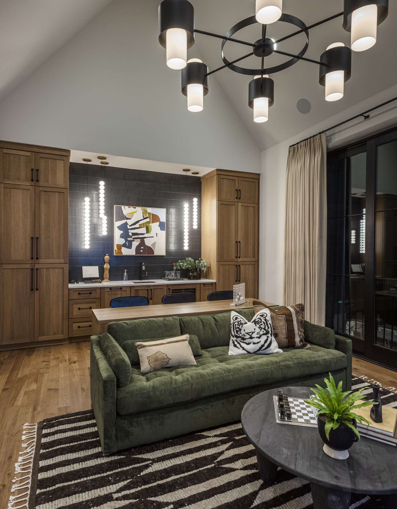 1549 Sunset Road Brentwood, TN 37027 - Photo 29 of 43 a living room with furniture and a chandelier