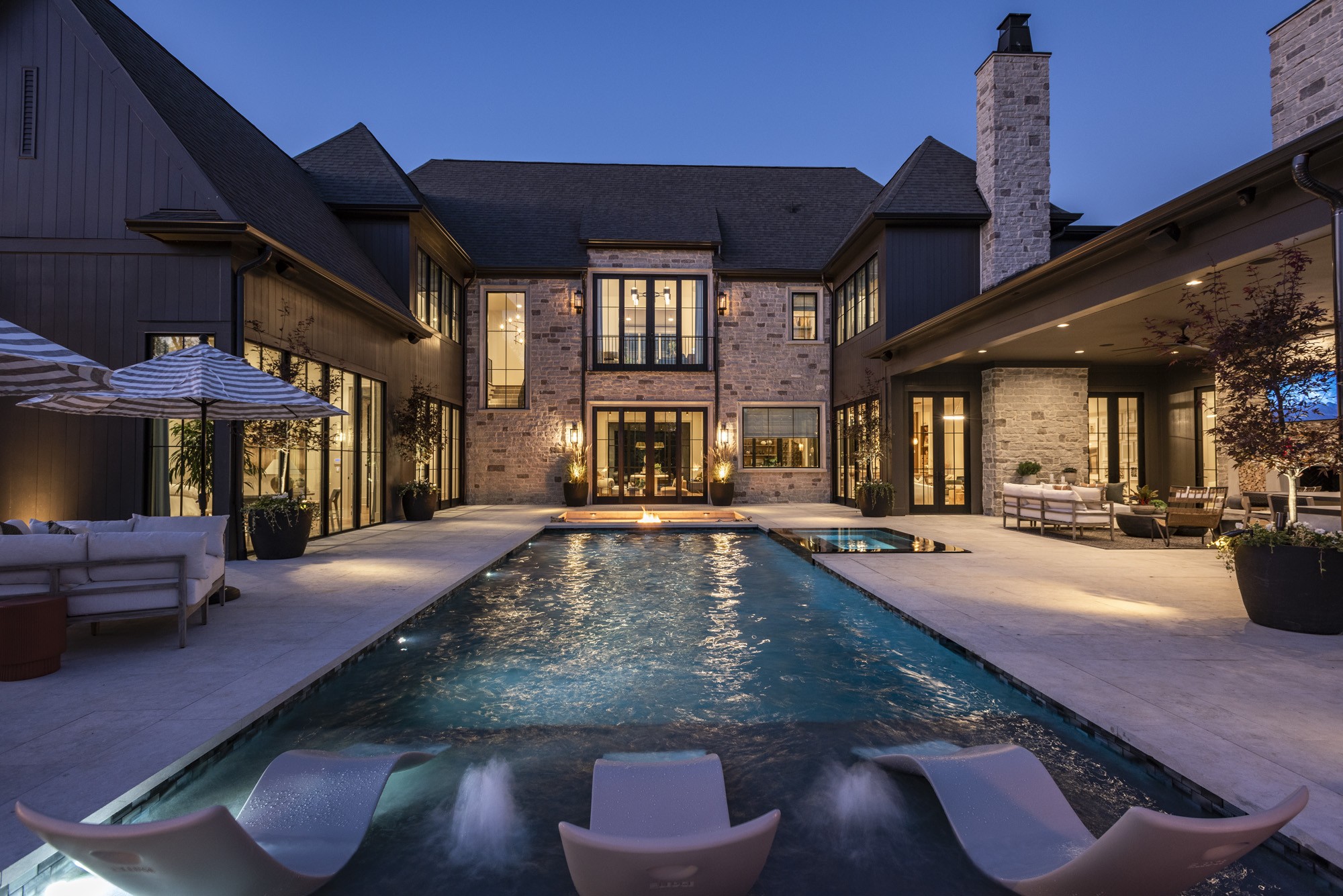 1549 Sunset Road Brentwood, TN 37027 - Photo 34 of 43 a view of a living room with furniture and a fireplace